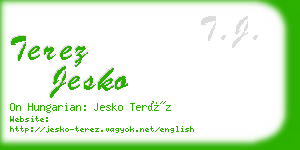 terez jesko business card